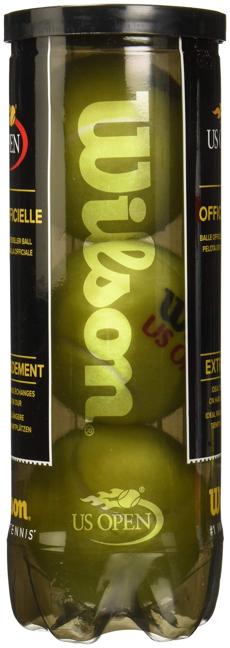 Amazon.com : WILSON US Open Tennis Balls - Extra Duty, 4 Can Pack